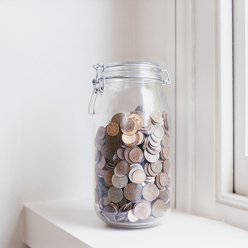 Jar Full Of Coins